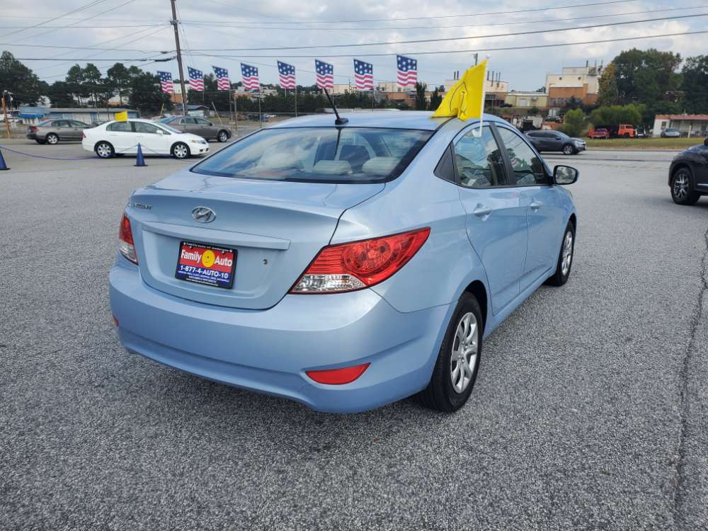 Hyundai Accent 2013 Light blue