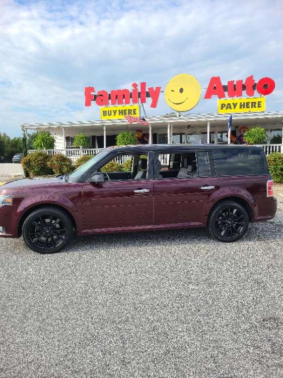 Ford Flex 2017 Burgundy / Black